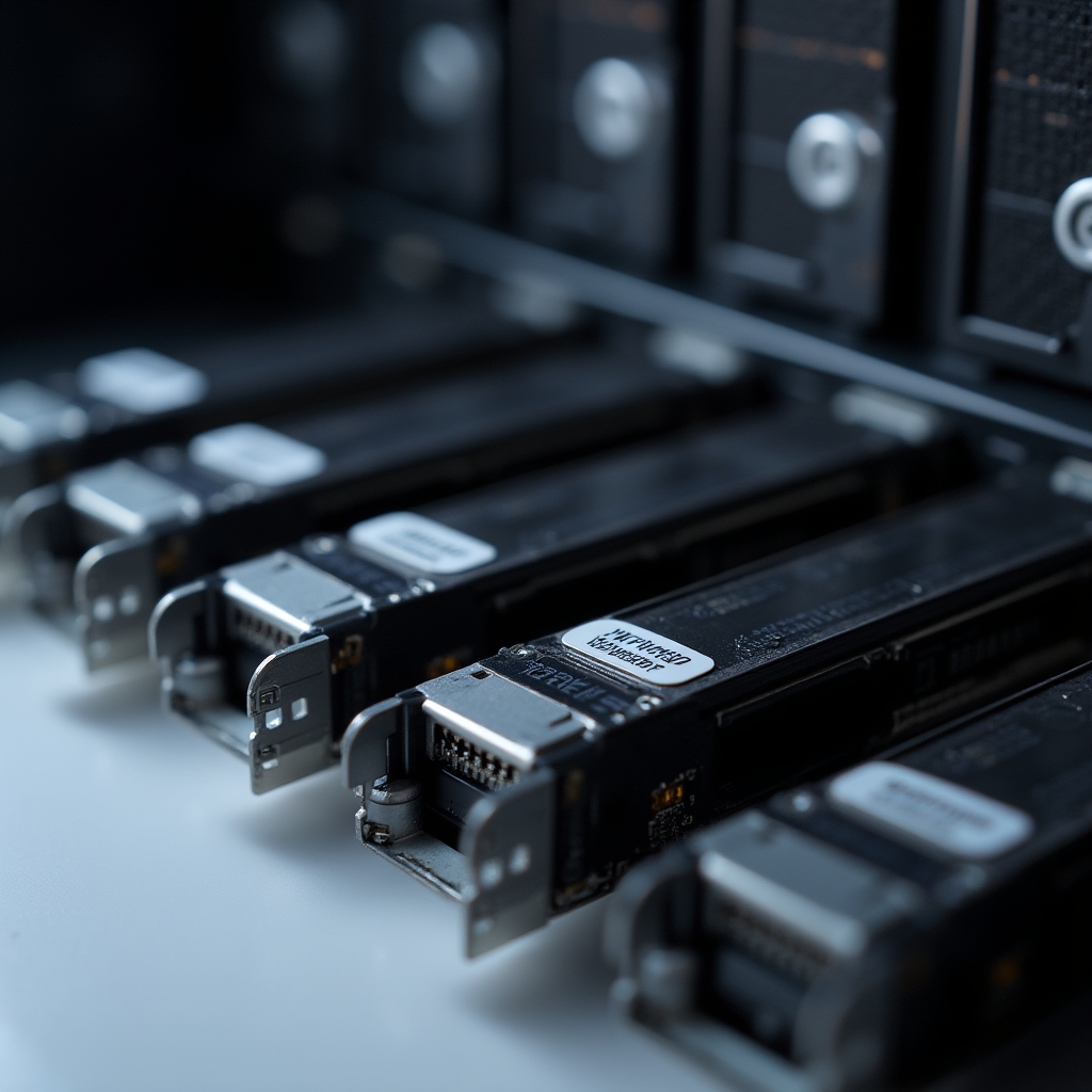 NVMe storage array for database servers